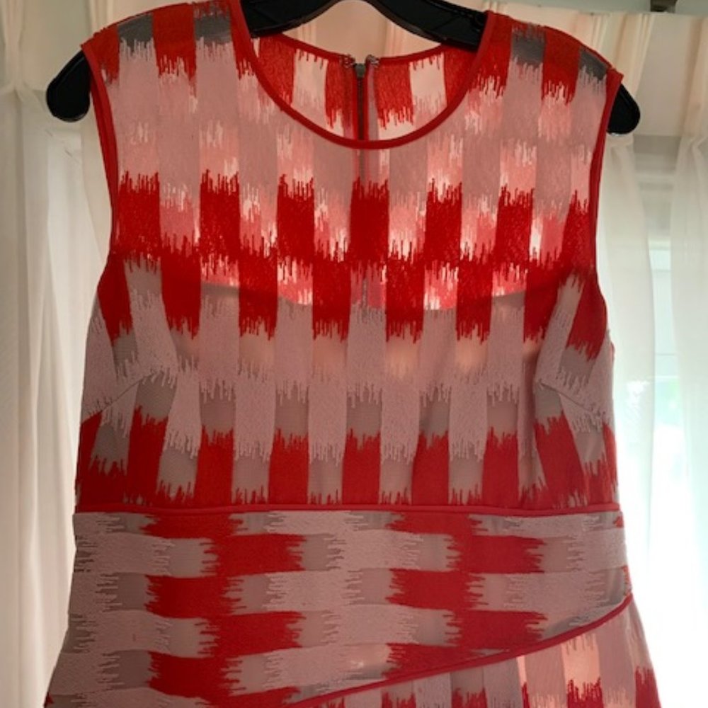 🎈BCBGMAXAZARIA Jolyne Asymmetrical Peplum Top  L